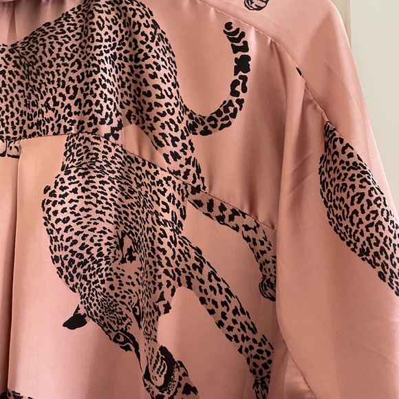 Animal Print Satin Top - Picture 6 of 6